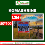 plots for sale in koma near the tarmac.